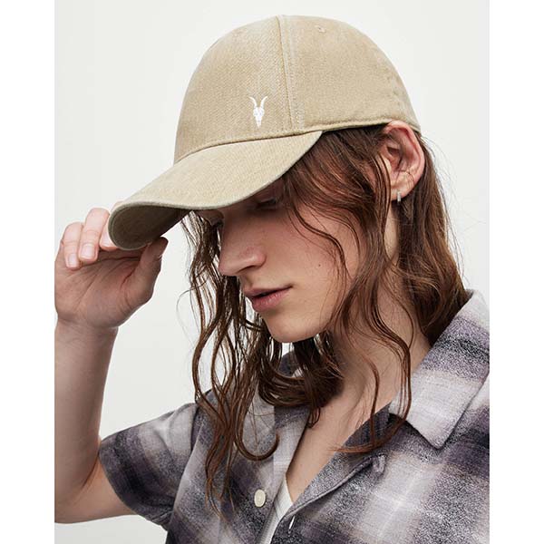 Allsaints Australia Mens Fen Baseball Cap Dusty Taupe AU02-927